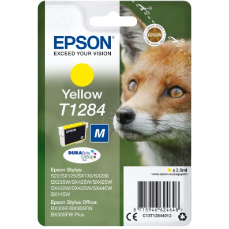 Yellow Ink Cartridge  (T1284)