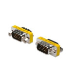 Digitus Gender Changer, kovové pouzdro HD-Sub15, M / M, se šestihrannými šrouby