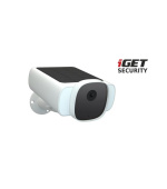 iGET SECURITY EP29 White - Bateriová solární Wi-Fi IP kamera fungující samostatně a také pro alarm iGET SECURITY M5