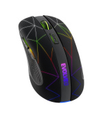 EVOLVEO WM430/Herní/Optická/1 600 DPI/Bezdrátová USB/Černá