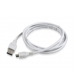 Kabel USB A-B micro, 1,8m, 2.0, bílý high quality