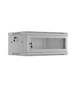 LANBERG INSTALAČNÍ STOJAN 19" 4U 600X450 ŠEDÉ PERFOROVANÉ DVEŘE (PLOCHÉ BALENÍ)