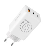 OBAL:ME GaN Cestovní Nabíječka USB-A + 2xUSB-C 65W White