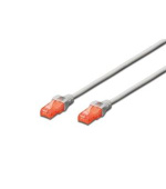 Digitus Patch Cable, CAT 6 UTP, AWG 26, měď, šedý 15m