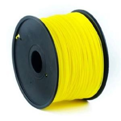 Gembird Tisková struna (filament), ABS, 1,75mm, 1kg, žlutá
