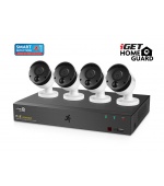 iGET HGNVK85304 - Kamerový PoE FullHD set, 8CH NVR + 4x IP 1080p kamera, SMART detekce, W/M/Andr/iOS