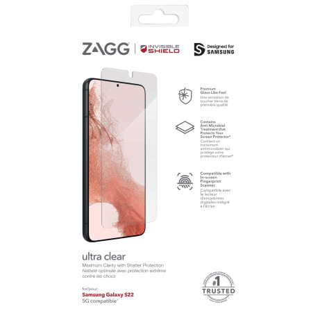 ZAGG Invisible Shield Ultra Clear + fólie Samsung Galaxy S22 5G