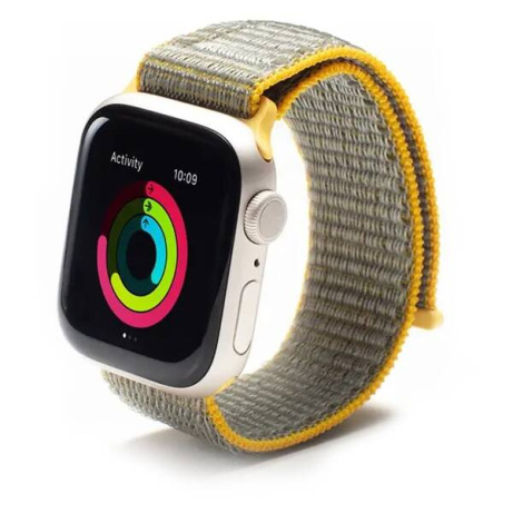 ZAGG GEAR4 sport. řemínek Apple Watch 45/44/42mm žlutá