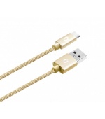 ALIGATOR PREMIUM Datový kabel 2A, USB-C zlatý