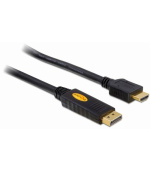 Delock kabel DisplayPort samec na HDMI samec, délka 5m