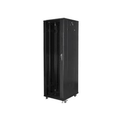 LANBERG Volně stojící skříň 19" 42U/600x800 (v rozloženém stavu) černá (RAL9004)