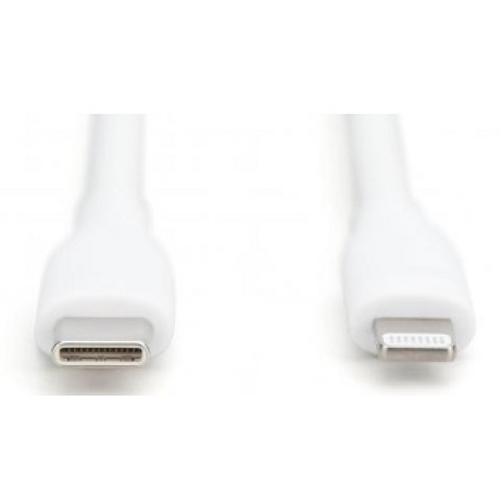 Digitus USB-C Silicone charging cable, USB-A - USB-C 2m, USB 2.0, 60W, black