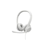 Logitech náhlavní souprava Headset H390, bílá