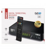DVB-T2 PŘIJÍMAČ EM190 HD (HEVC H265)