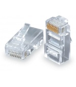 Konektor RJ45 CAT5E UTP 8p8c pro drát 100ks bal.