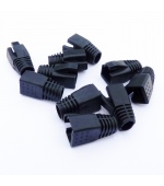 DATACOM krytka pro RJ45 (CAT6A,CAT7) černý (10ks)