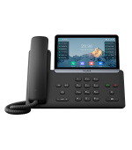 Yealink SIP-T77U SIP telefon, PoE, 16 SIP účtů, 7" bar. LCD, GigE, 2x USB