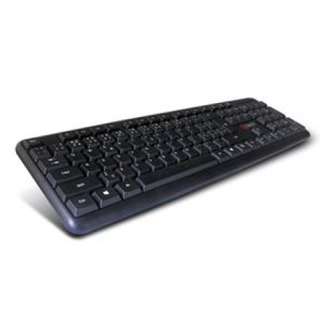 C-TECH Klávesnice CZ/SK KB-102 PS2 slim black