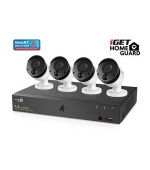 iGET HOMEGUARD HGNVK85304 - systém s PoE napájením, 8-kanálové NVR + 4x HGNVK930CAM FullHD kamera