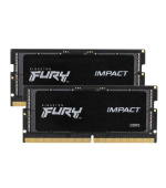 Kingston FURY Impact/SO-DIMM DDR5/32GB/6400MHz/CL38/2x16GB/Black