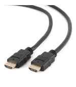 Kabel HDMI-HDMI M/M 0,5m zlac. konektory 2.0,černý