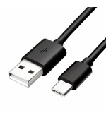 4World Kabel USB C - USB 2.0 AM 1.0m Black
