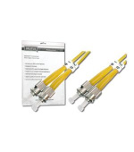 DIGITUS Fiber Optic Patch Cord, ST to ST, Singlemode, OS1, 09/125 µ, Duplex Length 3m