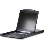 ATEN 16-port KVM PS/2+USB, OSD, rack, 19" LCD