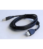 GEMBIRD CABLEXPERT Kabel USB A-A 4,5m 2.0 prodlužovací HQ s ferritovým jádrem