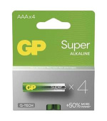 GP AAA Super, alkalická (LR03) - 4 ks