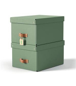 LEITZ úložný box, karton, velikost M, 2 ks zelený