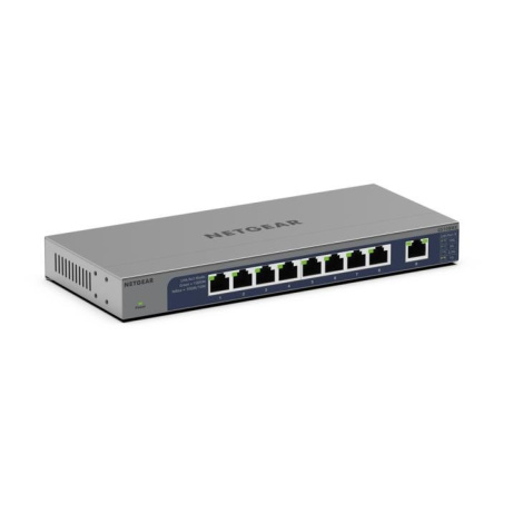 Netgear 8-Port Gigabit Ethernet Unmanaged Switch with 1 dedicated 10G/Multi-Gig Port - GS108MX