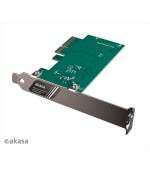 AKASA PCIe karta USB 3.2 Gen 2x2 interní konektor