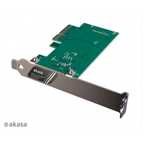 AKASA PCIe karta USB 3.2 Gen 2x2 interní konektor