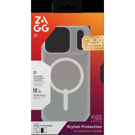 ZAGG Ochranný kryt Milan Snap Apple 17 Pro Iridescent