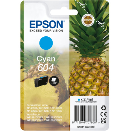 EPSON Singlepack Cyan 604 Ink