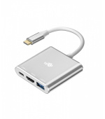 TB adapter USB-C 3v1 - HDMI, USB, PD