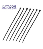 DATACOM Stahovací páska (4.8x200) černá 100ks