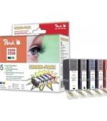 PEACH kompatibilní cartridge Canon PGI-525/CLI-526 MultiPack, 2xBlack, Cyan, Magenta, Yellow, 19ml, 4x10ml