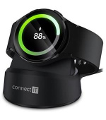 CONNECT IT WatchCharger bezdrátová nabíječka kompatibilní se Samsung, ČERNÁ