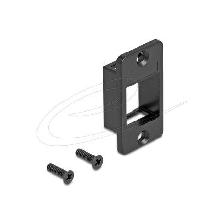 Delock Držák Keystone pro pouzdra, kuželovitý černý