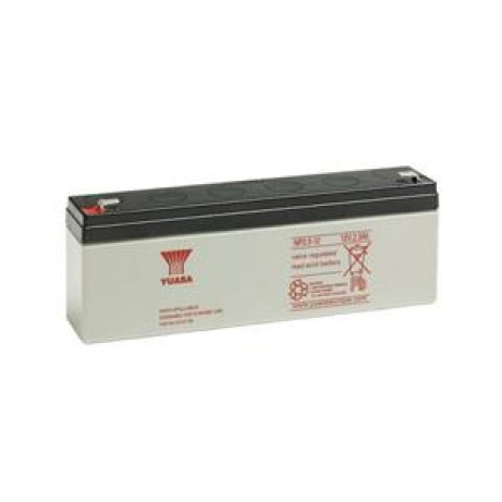 YUASA NP2,3-12 (12V; 2,3Ah; faston F1-4,7mm; životnost 5let)