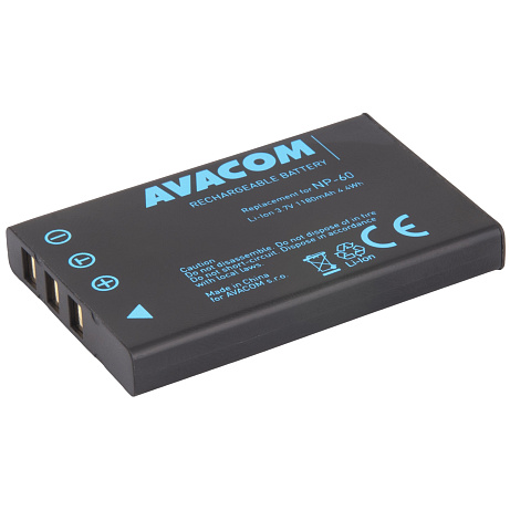 AVACOM baterie pro Fujifilm NP-60 Li-Ion 3.7V 1180mAh 4.4Wh