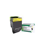 Lexmark CS/CX31/41/51x Yellow Toner Cartridge Return - 2 300 stran