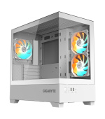 GIGABYTE C201 PANORAMIC ICE/Midi Tower/Transpar./Bílá