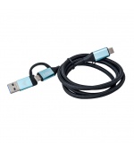 i-tec kabel USB-C na USB-C s integrovanou redukcí na USB-A/3.0