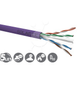 Instalační kabel Solarix CAT6 UTP LSOH Dca-s2,d2,a1 500m/cívka SXKD-6-UTP-LSOH