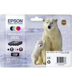 EPSON cartridge T2636 (black/cyan/magenta/yellow) multipack (lední medvěd) XL
