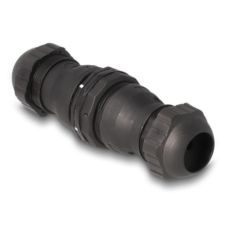 Delock Kabelový konektor ze zásuvky RJ45 na zásuvku RJ45, Cat.6A, s prachotěsností a vodotěsností IP68