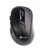 C-TECH Myš WLM-02/Ergonomická/Optická/Pro praváky/1 600 DPI/Bezdrátová USB/Černá